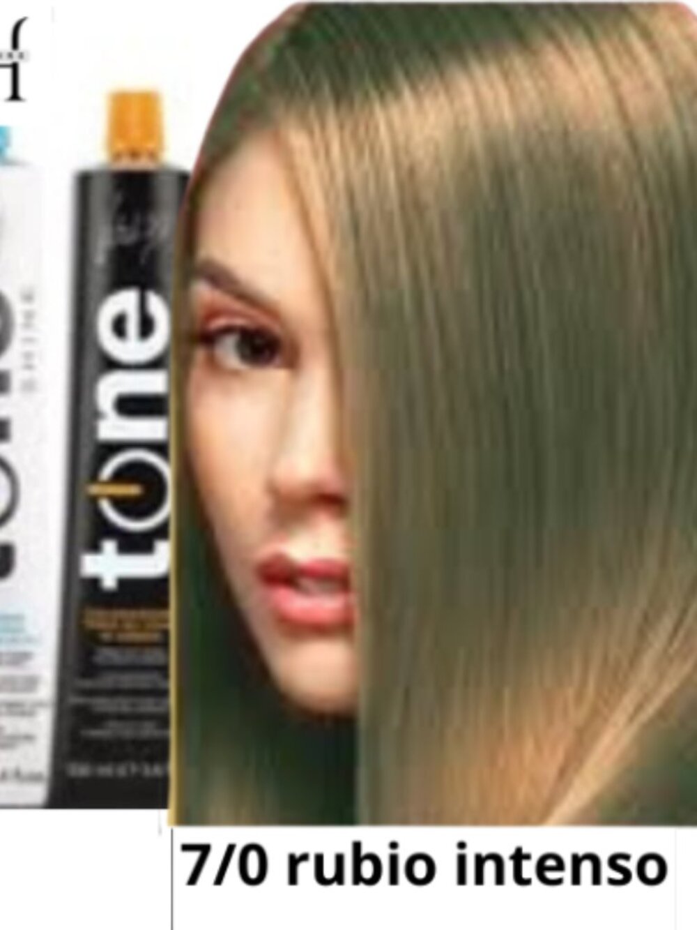 Tinte Vitality's Tone 7.0 rubio semi permanente sin amoniaco Color intenso